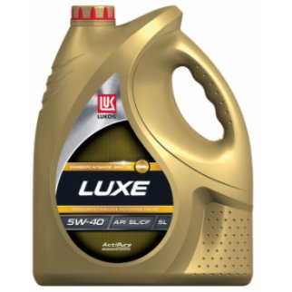 Масло моторное ЛУКОЙЛ ЛЮКС 5W40 SL/CF 5л п/синт. фото