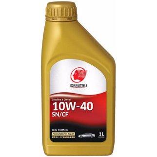 IDEMITSU 10W40 (1L)_масло моторное! полусинт. API SN/CF фото