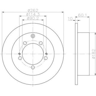 Диск тормозной задний TEXTAR 92136103 фото