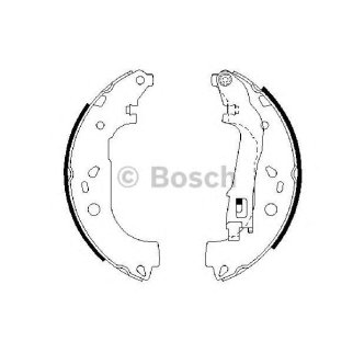 Колодки барабанные к-кт BOSCH 0 986 487 717 фото