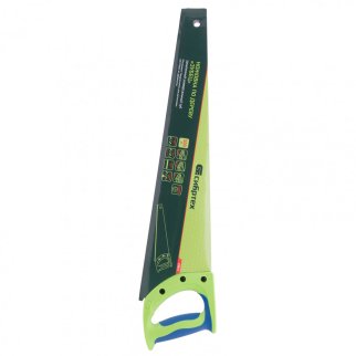 Ножовка по дереву "Зубец", 500 мм, 7-8 TPI, зуб 3D, каленый зуб, 2-х компонентная рукоятка// Сибртех фото 1