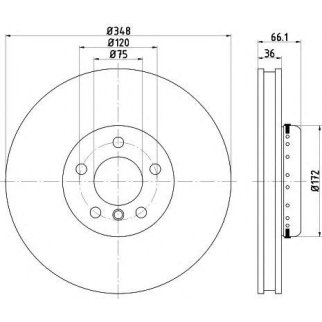 Диск тормозной передний вентилируемый правый TEXTAR 92253825 фото