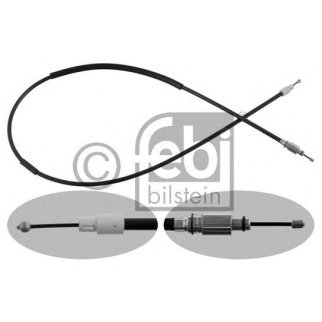 Трос ручного тормоза (1750/1631mm.) фото