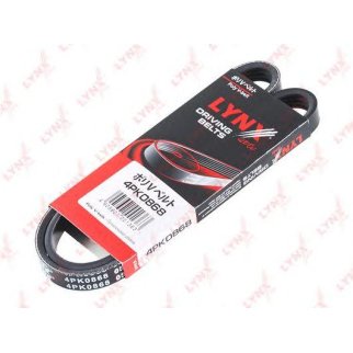 Ремень ручейковый LYNXauto 4PK0868 фото