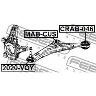 Опора шаровая FEBEST 2020-VOY фото