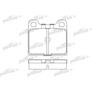 Колодки тормозные PATRON PBP002 фото