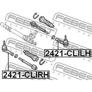2421-CLIRH_наконечник рулевой правый! Renault Clio/Megane/Scenic99> фото