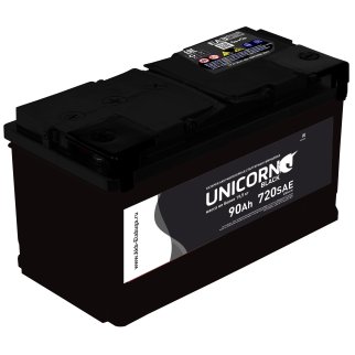 Аккумуляторная батарея UNICORN Black 6СТ 90 обр. 353х175х190 Россия 650А фото