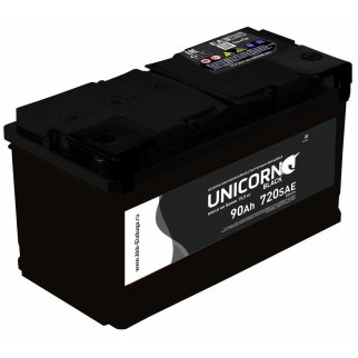 Аккумуляторная батарея UNICORN Black 6СТ 90 обр. 353х175х190 Россия 650А фото