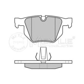 Колодки тормозные MEYLE _0252128217 фото