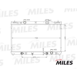 Радиатор основной MILES ACRB051 фото 3