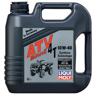 Масло моторное LIQUI MOLY ATV 4такт. Motoroil 10W40 п/синт 4л. фото