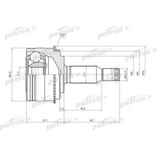 Шрус привода PATRON PCV2006 фото