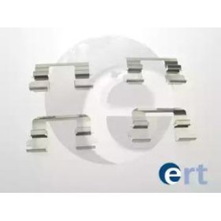 Комплект монтажный тормозных колодок NISSAN: QASHQAI, QASHQAI +2 07-, X-TRAIL 07- (пластины колодок) фото