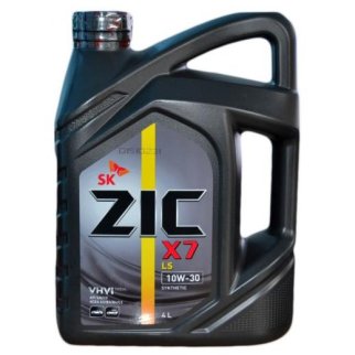 Масло моторное ZIC X7 LS SN/CF/C3 10W30 синт. 4л фото 1