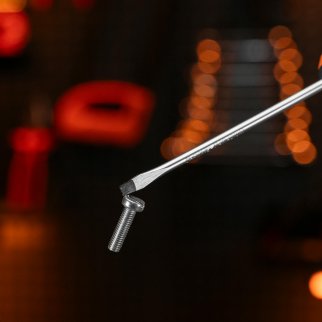 Отвертка "Point", SL4,0х100 мм, CS, 2к рукоятка SPARTA фото 6