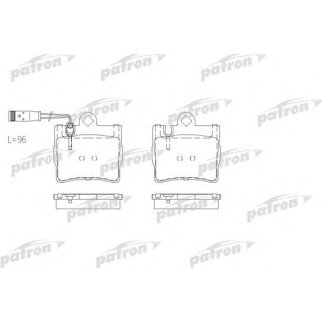 Колодки тормозные PATRON PBP1427 фото