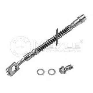 Шланг тормозной задний (430mm) фото