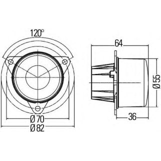 Фонарь указателя поворота, transparent фото