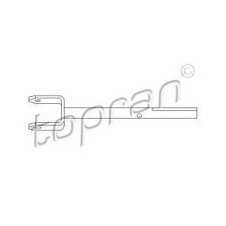 Тяга кулисы КПП topran 207007756 фото