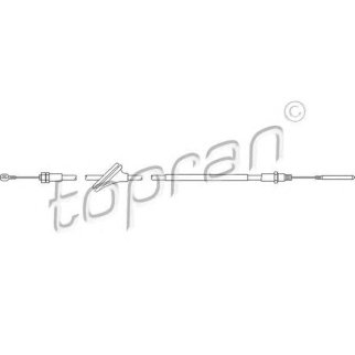 Трос КПП topran 501087055 фото