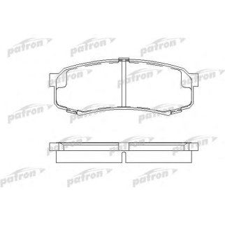 Колодки тормозные PATRON PBP1021 фото