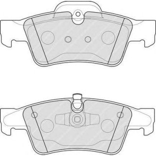 Колодки тормозные к-кт FERODO FDB1831 фото