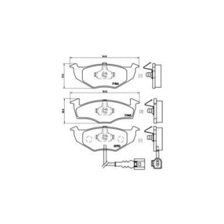Колодки тормозные, передние фото