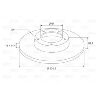 Диск тормозной MERCEDES ML W164/R W251 280-350 05- зад x1 фото