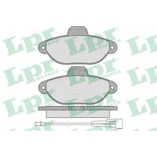 Колодки тормозные передние к-кт Lpr 05P1262 фото