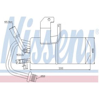 Осушитель системы кондиционирования Nissens 95317 фото