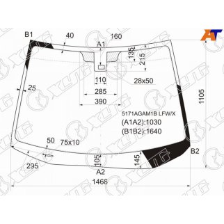 Стекло лобовое (ветровое) XYG 5171AGAM1BLFWX фото