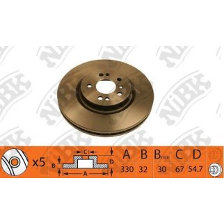 Диск тормозной передний для Mercedes ML(W164) / R(W251) фото