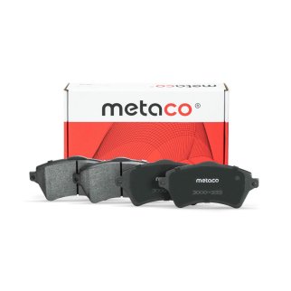 Колодки тормозные передние к-кт metaco 3000-333 фото