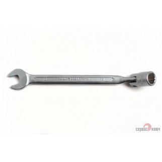 Ключ рожковый 12мм с карданной головкой удлиненный СЕРВИС КЛЮЧ фото