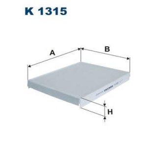 Фильтр салона FILTRON K 1315 фото