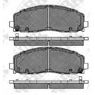 PN53003-NIBK_колодки дисковые передние! Chrysler Voyager 3.6/2.8D 11> фото