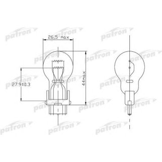 Лампа PATRON PLP277W фото