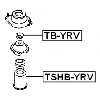 Пыльник переднего амортизатора FEBEST TSHB-YRV фото 2