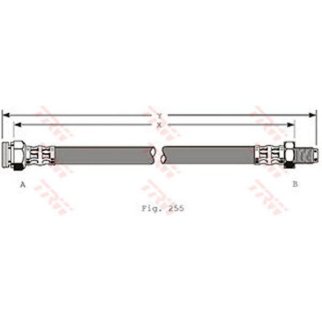 Шланг тормозной TRW PHB376 фото