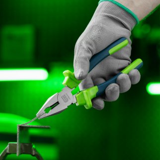 Плоскогубцы комбинированные, 200 мм, двухкомпонентные рукоятки Сибртех 17052 фото 8