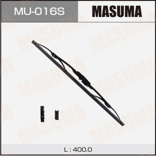 Щетка стеклоочистителя 400 мм каркасная 1 шт MASUMA WIPER BLADE MU-016S фото