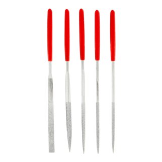 Набор надфилей алмазных 140х50х3 5шт MATRIX фото