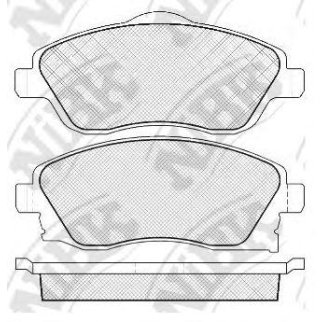 Колодки тормозные передние к-кт NiBK PN0361 фото
