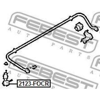 2123FOCR_тяга стабилизатора заднего! с гайками L=76 Ford C-Max/Focus 10> фото