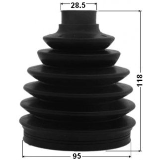 Пыльник ШРУСа наружного пер FEBEST 1217-CM фото 2 Пыльник ШРУСа наружного пер FEBEST 1217-CM фото 2