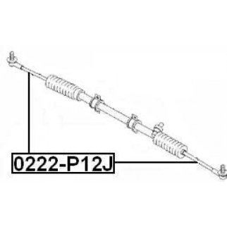 Тяга рулевая FEBEST 0222-P12J фото 2