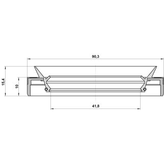 Сальник привода FEBEST 95MEY-43901015C фото 2