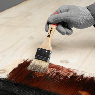 Кисть плоская "Стандарт" 2", натуральная щетина MATRIX фото 4