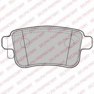 Колодки тормозные задние дисковые к-кт DELPHI LP2126 фото